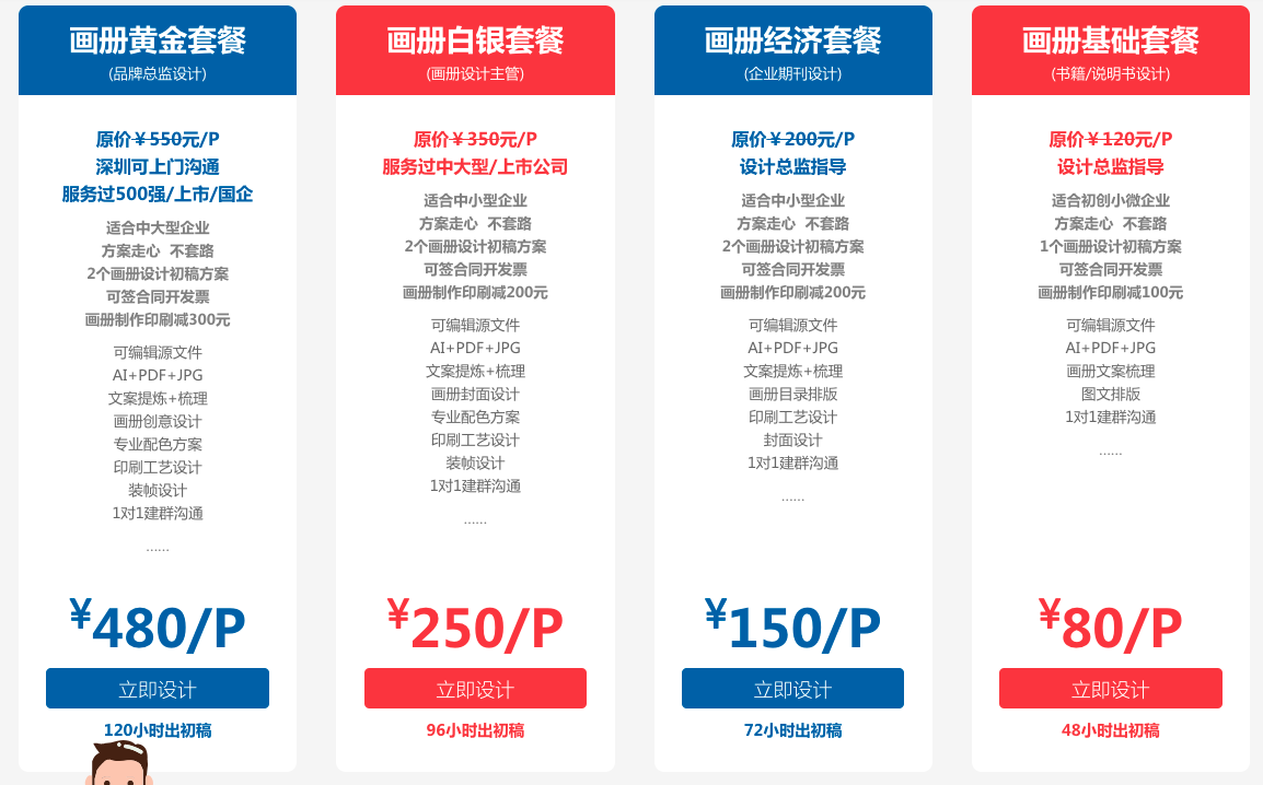 深圳畫冊設計報價：